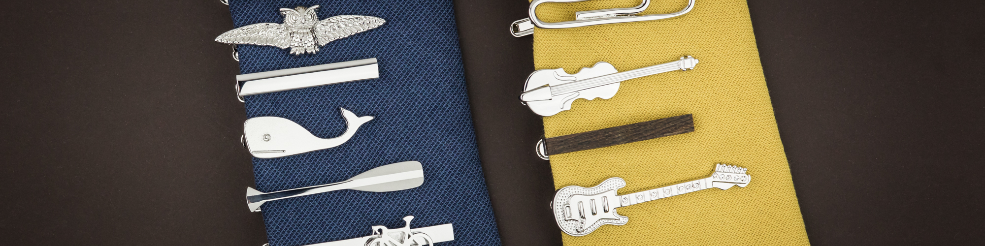 Tie bars and tie clips